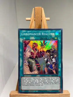 Libromancer Realized - Super Rare 1st Edition DIFO-EN088 - LP - YuGiOh - Image 1