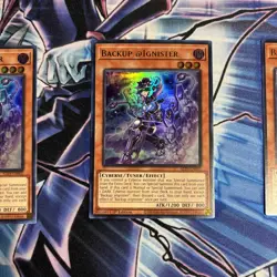 Yugioh Backup @Ignister ALIN-EN002 1st Edition Ultra Rare NM x3 set - Image 3