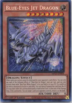 Blue-Eyes Jet Dragon MP23-EN004 1st ed NM Prismatic Secret Rare YUGIOH! - Image 1