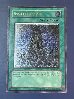 Yugioh System Down CRV-EN041 Ultimate Rare Unlimited LP/MP - Image 1
