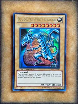 Yugioh Blue-Eyes White Dragon LC01-EN004 Ultra Rare Limited Edition NM - Image 1