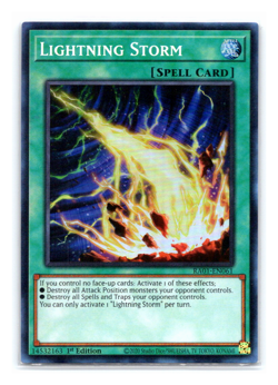 Lightning Storm - RA01-EN061 - Super Rare - 1st Edition - Yugioh - Image 1