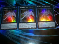3x Number 39: Utopia Rising 1st Edition Super Rare MAZE-EN021 Yu-Gi-Oh! - Image 1
