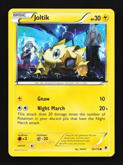 Joltik 26/119 LP Phantom Forces English Pokemon Card TCG - Image 1