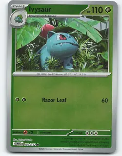 Ivysaur #002/132 Reverse Holo Pokemon Card ME01: Mega Evolution - Image 1
