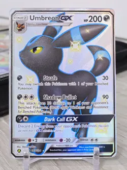 Pokemon Card TCG Umbreon GX SV69/SV94 Hidden Fates Shiny Vault Holo Rare NM - Image 3