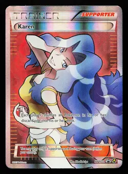 Karen XY177a Alternate Art Promo Pokemon Card - Image 1