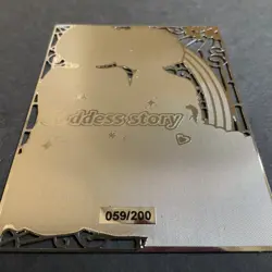 Goddess Story Gold METAL Card - Maiden Party - Serial Number #/200! Rem and Ram - Image 2