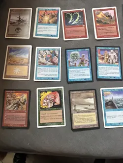Vintage MTG Lot: 1995-1999 218 Cards - Played - Magic The Gathering - Image 3