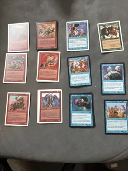 Vintage MTG Lot: 1995-1999 218 Cards - Played - Magic The Gathering - Image 4