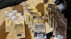 Grand Archive TCG Kickstarter Game Store Promotional Cards Packs FACTORY SEALED! - Image 1