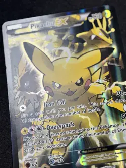 Jumbo Pikachu EX XY124 Oversized Black Star Promo Pokemon Card 2016 TCG NM/VLP - Image 3