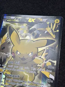 Jumbo Pikachu EX XY124 Oversized Black Star Promo Pokemon Card 2016 TCG NM/VLP - Image 4