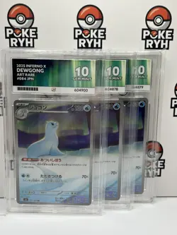 Dewgong Inferno X 084/080 Art Rare Japanese Pokemon Card ACE 10 GEM MINT - Image 1