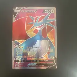 Salamence V 185/189 Darkness Ablaze NM Full Art Ultra Rare Pokemon Card - Image 1