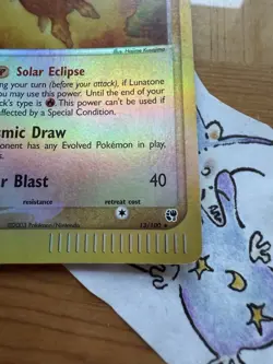Solrock 13/100 Reverse Holo Card (Sandstorm) - Rare - 2003 - Ereader LP - Image 3