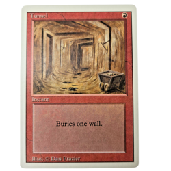 MTG Tunnel Revised 3ED Uncommon Red Instant Magic the Gathering Single Card - Image 1