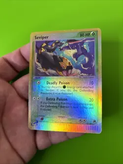 Seviper 11/100 EX Sandstorm Reverse Holo Pokemon Card MP - Image 3