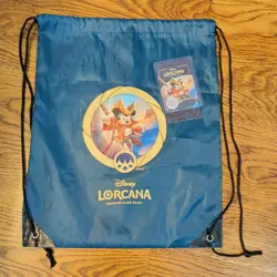 Disney Treasure Cruise Rare Lorcana Captain Mickey Sealed Card And Promo Bag - Image 1