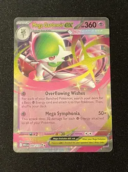 Pokemon TCG Card Mega Evolutions Mega Gardevoir Ex 060/132 NM - Image 1