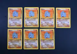 7 NM/LP+ Rhyhorn 1st Edition Jungle Set 61/64 Pokemon Cards - Image 1