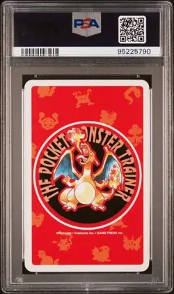 READ PSA 9 MINT POKEMON RED VERSION PLAYING CARDS 058 GROWLITHE QUEEN OF CLUBS - Image 2