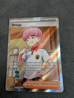 Pokemon Card Ortega 141/131 Full Art Trainer Prismatic Evolutions Near Mint - Image 1