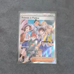 Pokemon TCG Friends in Paldea Prismatic Evolutions Full Art Card 137/131 - Image 1