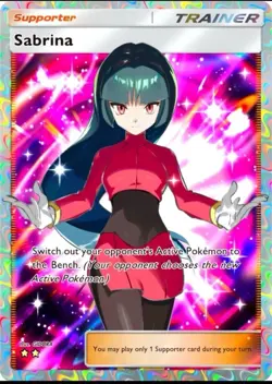Sabrina Full Art ⭐ ⭐ TCG Pokemon Pocket Virtual Card - Image 1