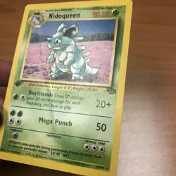 Nidoqueen 23/64 1st Edition Jungle WotC Vintage Pokemon Card 1999 HP/DMG - Image 3