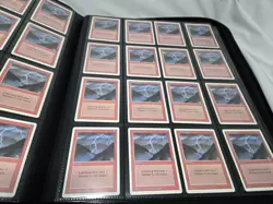 MTG Revised Lightning Bolt Collection Card Lot x208 3rd Edition EX/Good Magic - Image 3