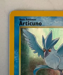 Articuno Holo Rare 2/62, 1999 Fossil, Pokemon TCG Raw Card - Image 2