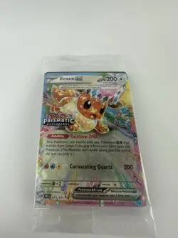 Pokemon TCG Eevee 075/131 Prismatic Evolutions Stamped Promo Eeveelutions Card - Image 1