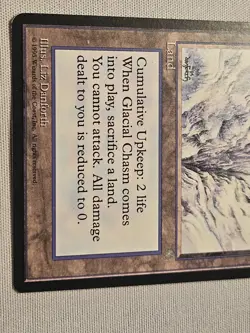 MTG Glacial Chasm x1- -Ice Age MP - Image 3