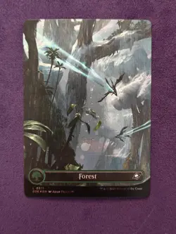 Forest - 371 - Galaxy Foil - EOE - NM - MTG Magic the Gathering - Image 1
