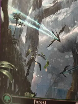 Forest - 371 - Galaxy Foil - EOE - NM - MTG Magic the Gathering - Image 2