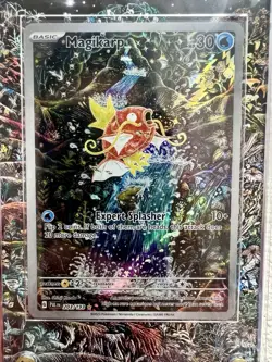 Pokemon TCG Magikarp Illustration Rare Card 203/193 Sv02: Paldea Evolved Holo - Image 2