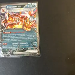 🇮🇹Pokemon CHARIZARD EX SVP 196 Black Star Promo Near Mint Ita - Image 2