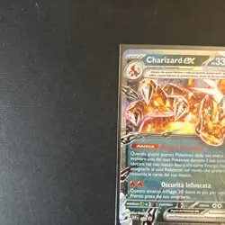 🇮🇹Pokemon CHARIZARD EX SVP 196 Black Star Promo Near Mint Ita - Image 4