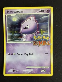 Pokemon Mewtwo TCG Rumble Card 9/16 Pokemon Rumble - Image 1