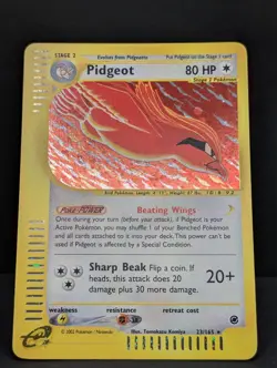 Pidgeot 023/165 Expedition Base Set Holo Rare Pokemon TCG Nintendo NM - Image 3