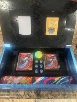 Pokemon Phantasmal Flames UPC Box, Mat, Sleeves, Deck Box, Coin NO Packs & Promo - Image 1