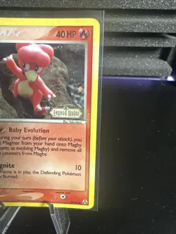 Pokemon TCG Magby 58/92 EX Legend Maker Reverse Holo Stamped - Image 3
