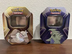 Pokemon TCG Slaking, Tyranitar Tins - Image 1
