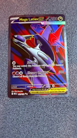 Mega Latias EX 163/132 IR Pokemon TCG Mega Evolution NM Full Art Ultra Rare - Image 1