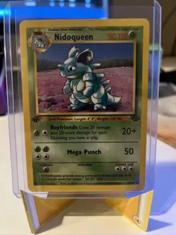 Pokemon TCG Nidoqueen Jungle 23/64 Regular 1st Edition Rare MP/LP - Image 1