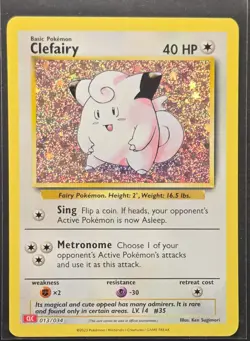 Clefairy 013/034 CLC TCG Classic Holo Rare Pokemon 2023 - Image 1