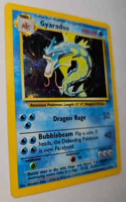 Pokemon TCG Gyarados Base Set 6/102 Holo 1999 Wizards Base Set 100 HP b - Image 4
