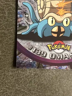 Topps Pokemon series 3 holo foil Omastar #139 LP - Image 5