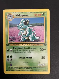 Pokemon TCG 1st Edition Nidoqueen 23/64 Jungle Regular - Image 1